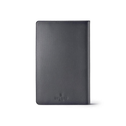 Lapis Bard Torque Matte Grey Ball Pen and GraphiteDucorium Leather Notebook Jacket Gift Set