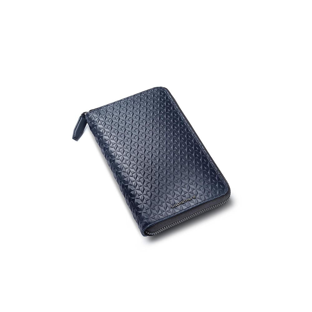 Lapis Bard Enigma Passport Wallet - Navy