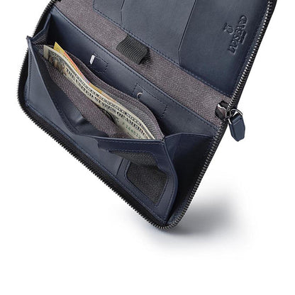 Lapis Bard Enigma Passport Wallet - Navy