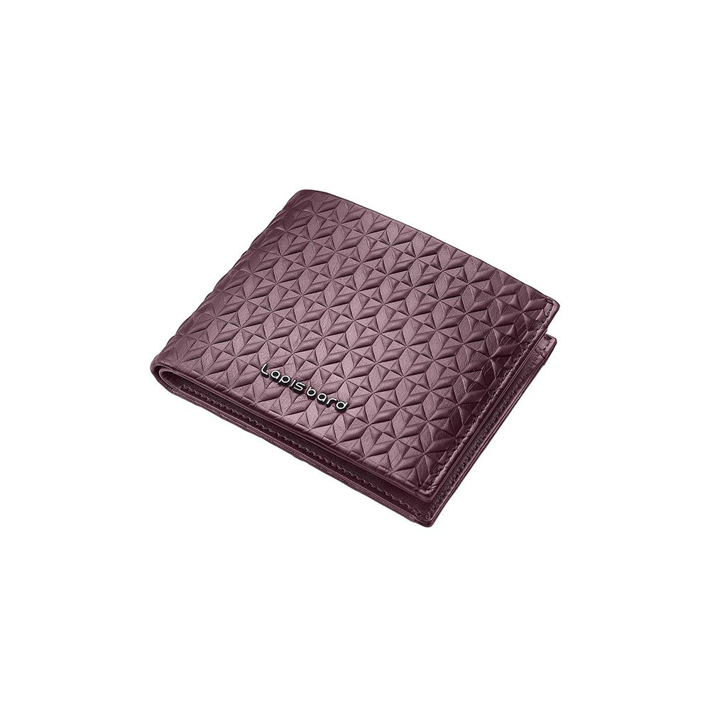 Lapis Bard Enigma Bi-Fold Wallet - Burgundy