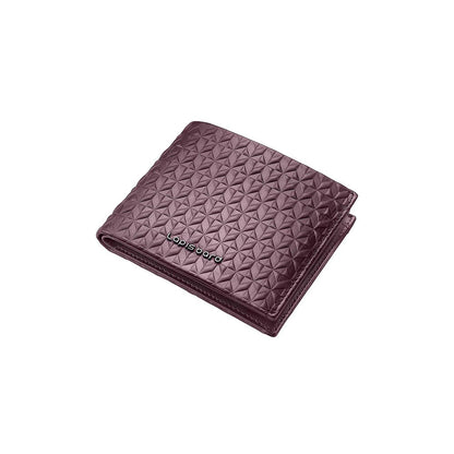 Lapis Bard Enigma Bi-Fold Wallet - Burgundy
