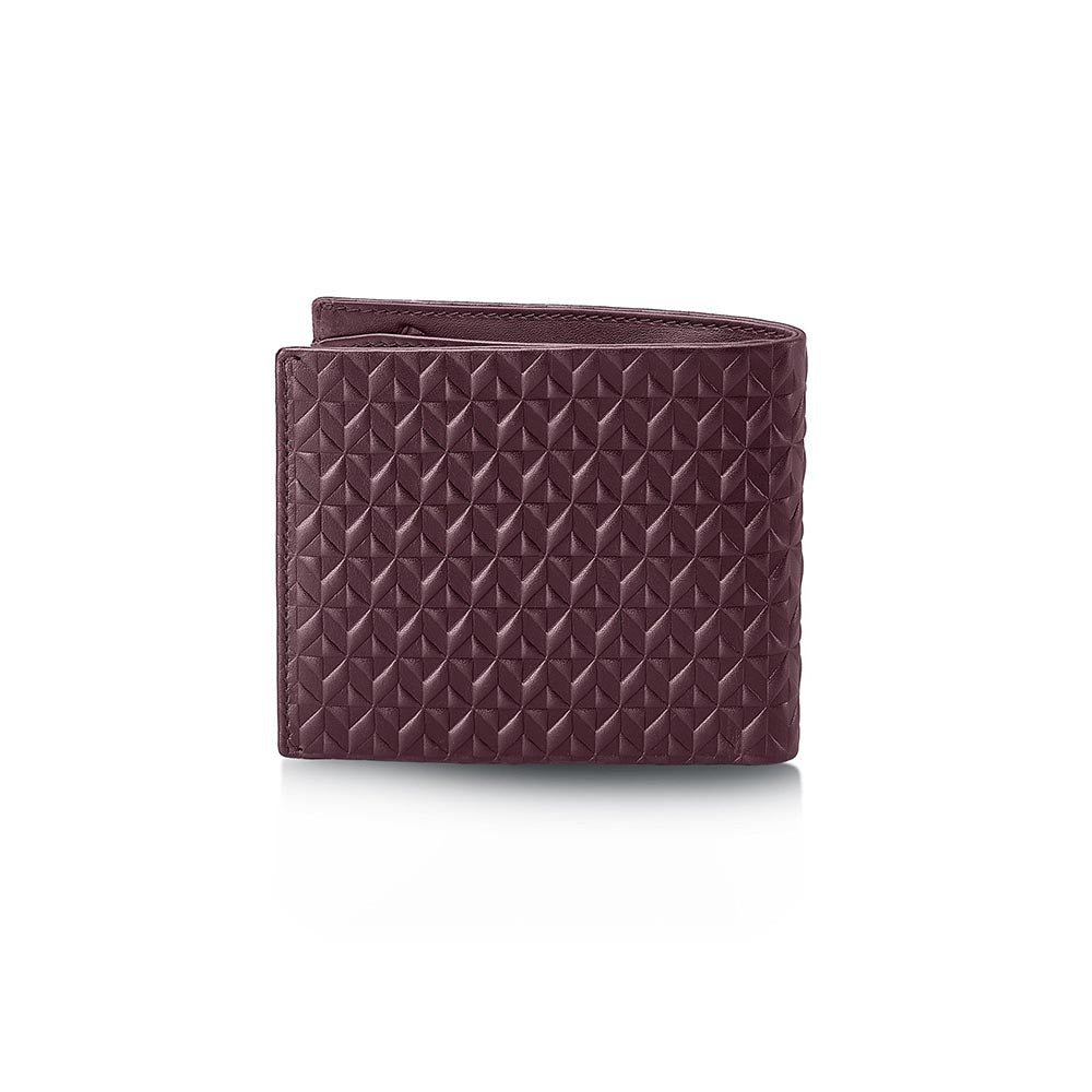 Lapis Bard Enigma Bi-Fold Wallet - Burgundy