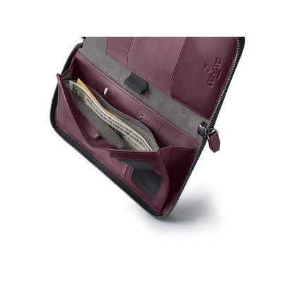 Lapis Bard Enigma Passport Holder - Burgundy