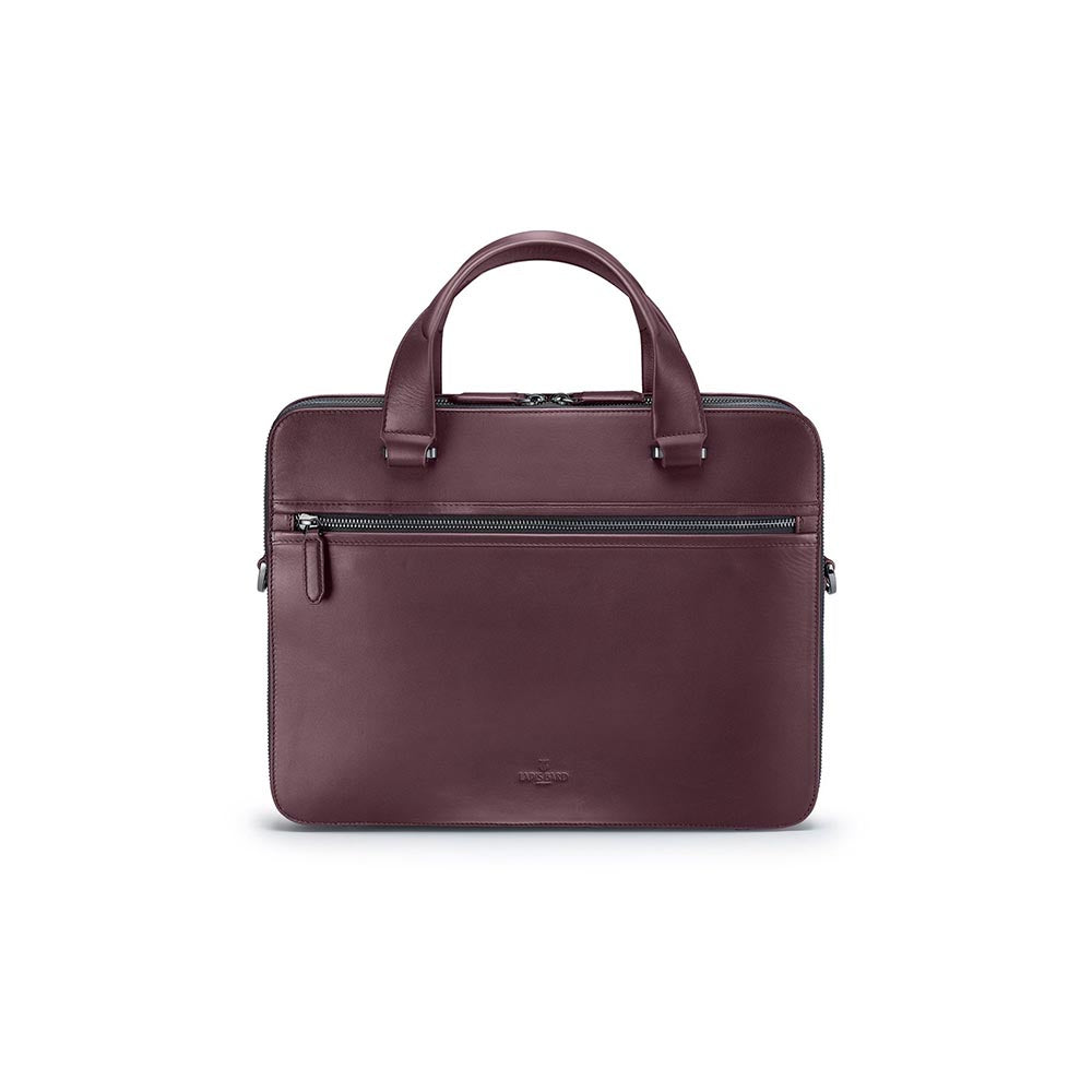 Lapis Bard Enigma 14-Inch Laptop Bag with Detachable Strap- Burgundy