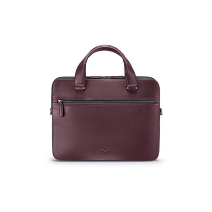 Lapis Bard Enigma 14-Inch Laptop Bag with Detachable Strap- Burgundy