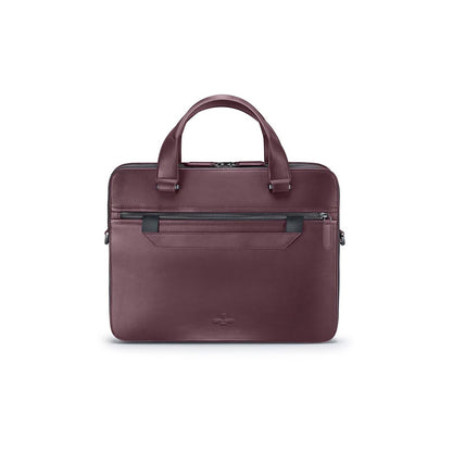 Lapis Bard Enigma 14-Inch Laptop Bag with Detachable Strap- Burgundy