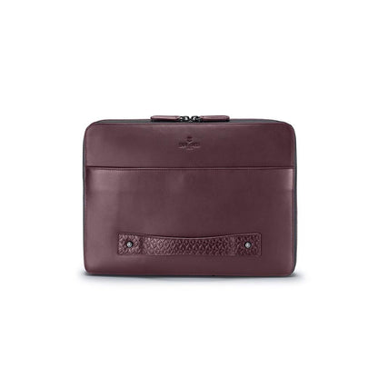 Lapis Bard Enigma 14-Inch Laptop Sleeve - Burgundy