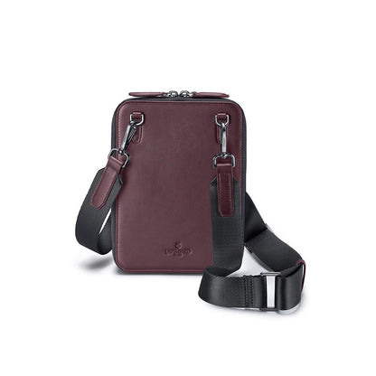 Lapis Bard Enigma Crossbody Bag - Burgundy