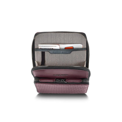 Lapis Bard Enigma Crossbody Bag - Burgundy