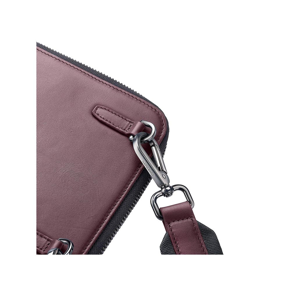 Lapis Bard Enigma Crossbody Bag - Burgundy