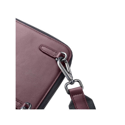 Lapis Bard Enigma Crossbody Bag - Burgundy