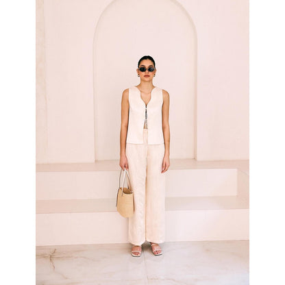 Lavanya Ahuja Ivory Co-Ord (Set of 2)