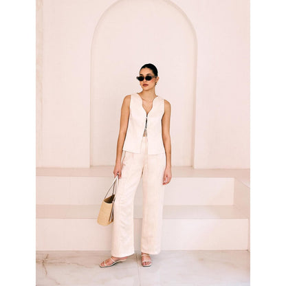 Lavanya Ahuja Ivory Co-Ord (Set of 2)