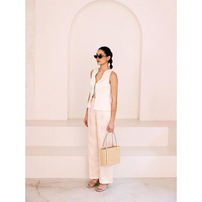 Lavanya Ahuja Ivory Co-Ord (Set of 2)