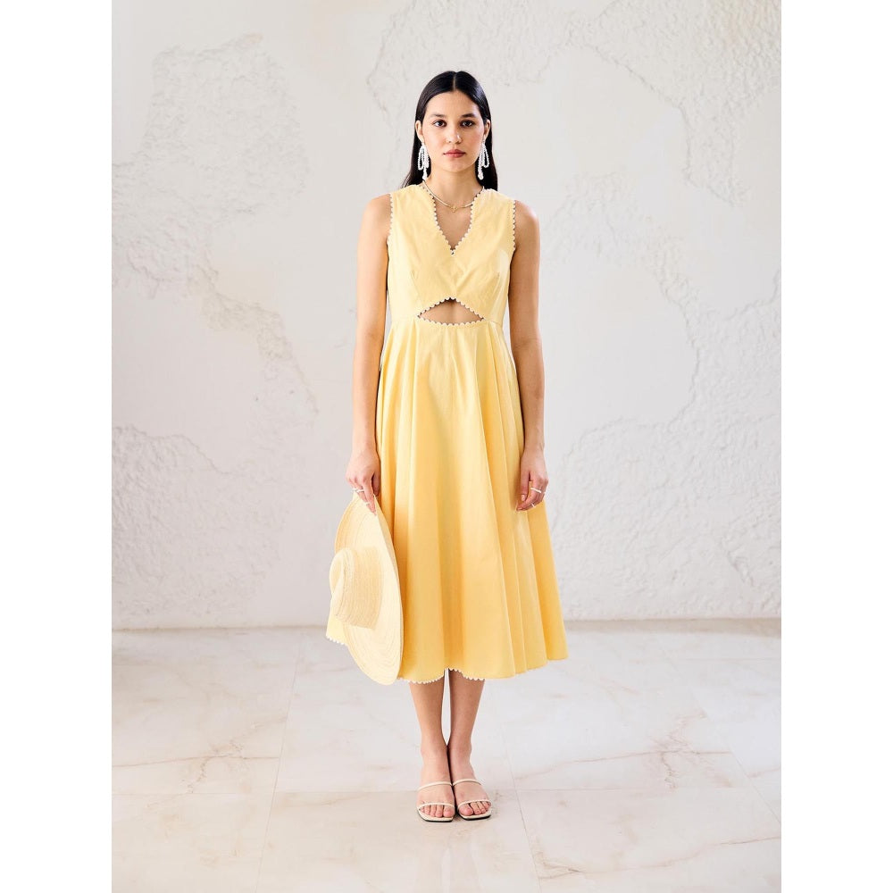 Lavanya Ahuja Yellow Noontide Dress