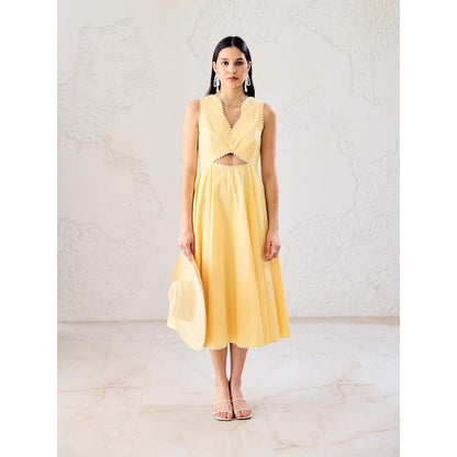 Lavanya Ahuja Yellow Noontide Dress