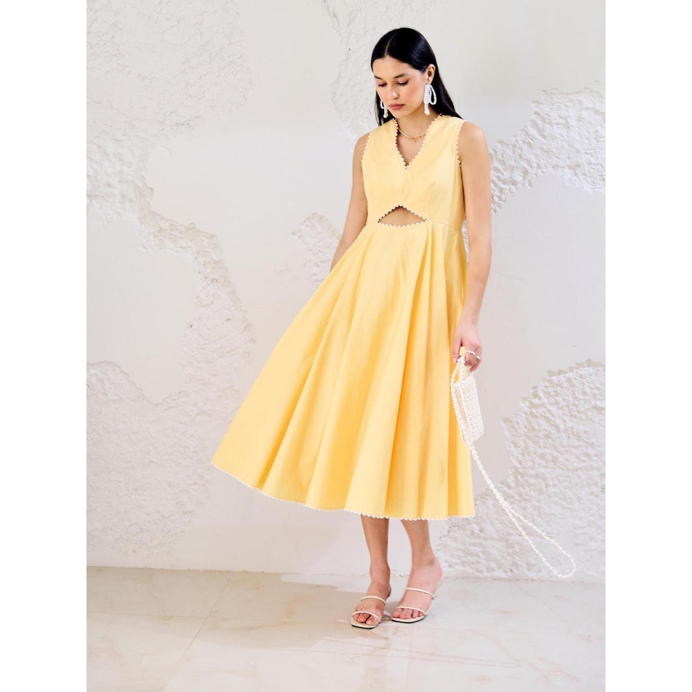 Lavanya Ahuja Yellow Noontide Dress