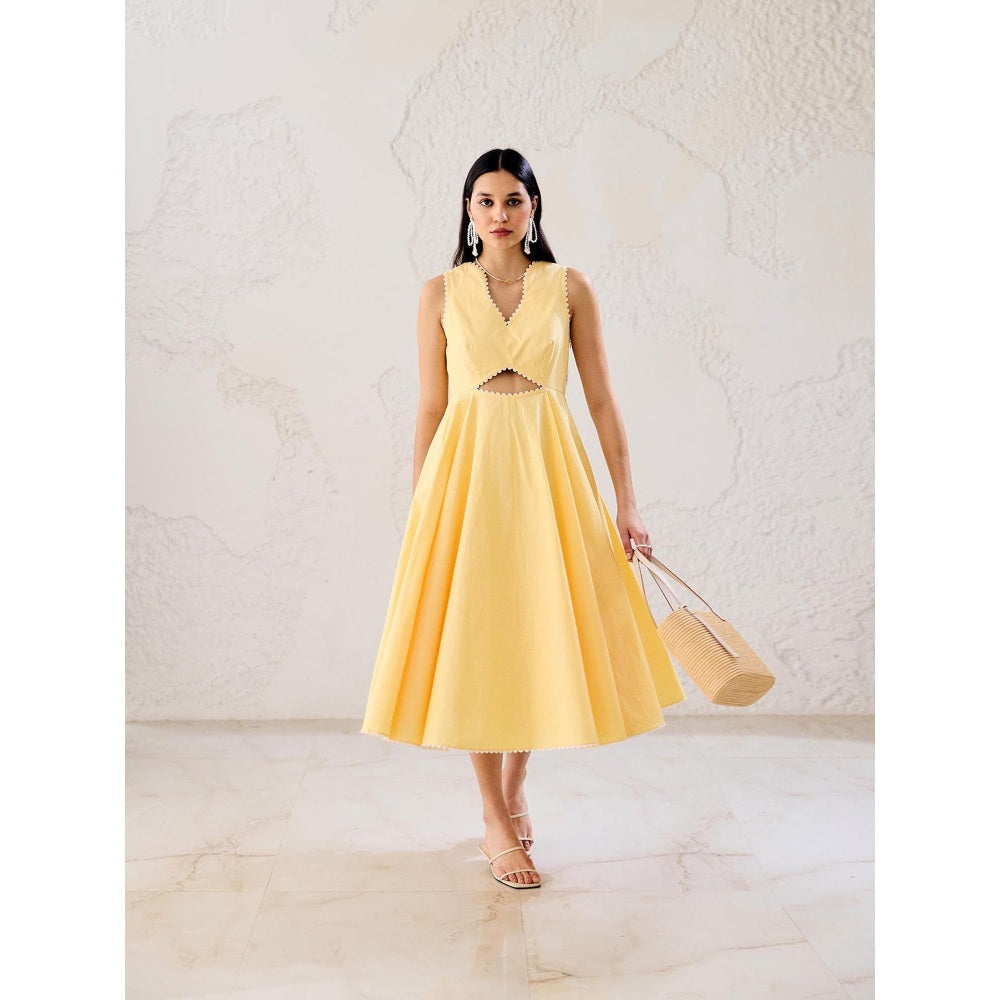 Lavanya Ahuja Yellow Noontide Dress