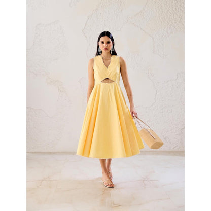 Lavanya Ahuja Yellow Noontide Dress