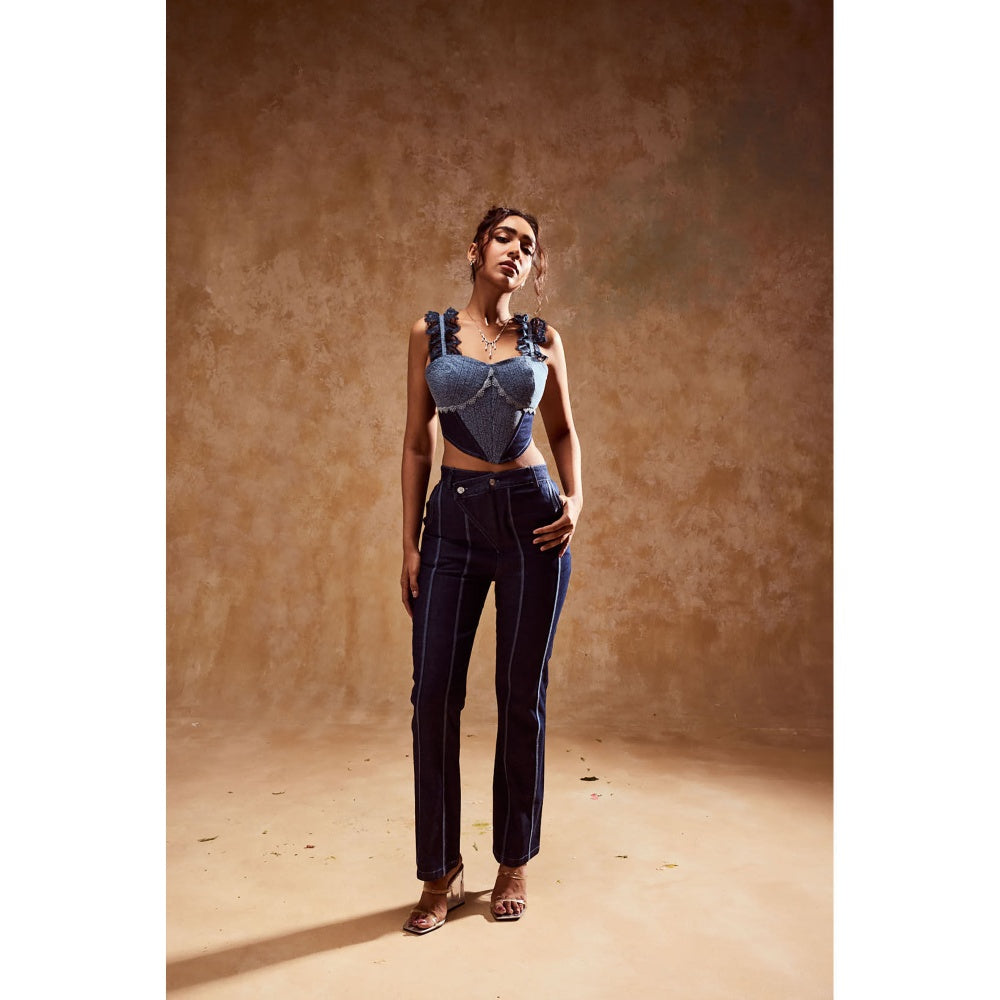 Lea Clothing Charlotte Denim Pant