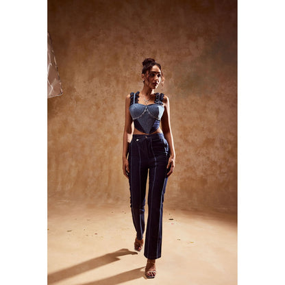 Lea Clothing Charlotte Denim Pant