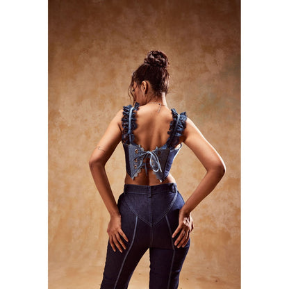 Lea Clothing Charlotte Denim Pant