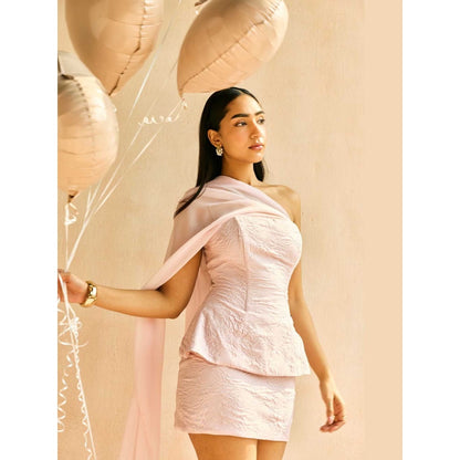 Lea Clothing Elowen Sculpted Peplum Corset Top
