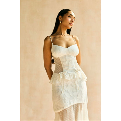 Lea Clothing Lunara Sheer Textured Top
