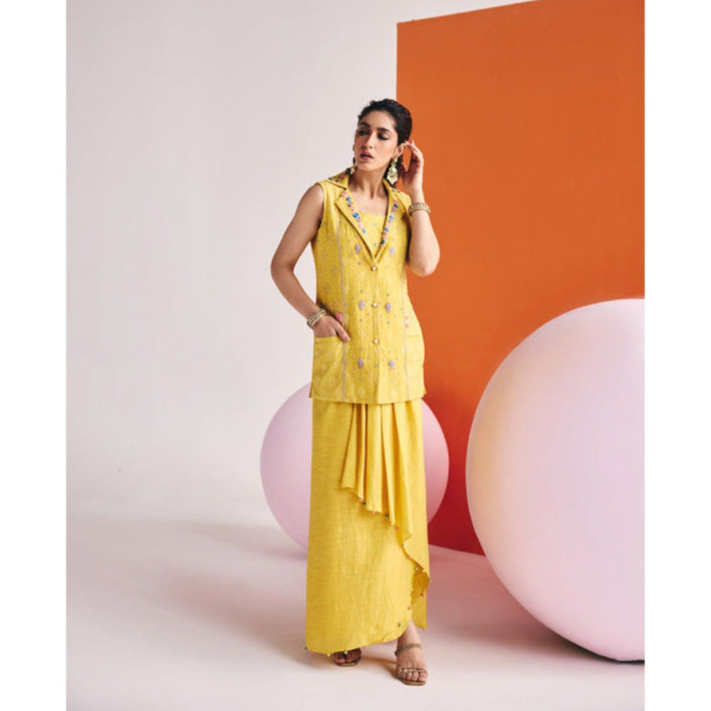 Leela by A Yellow Co-Ord Set