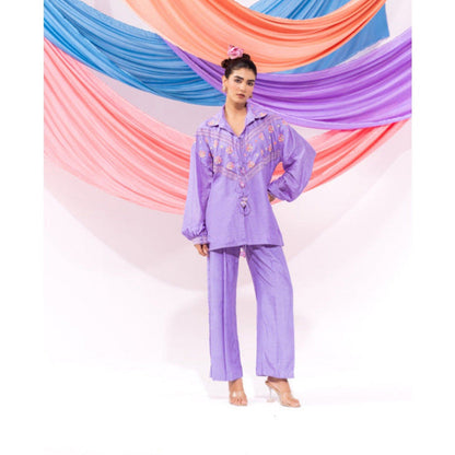 Leela by A Purple Co-Ord Set