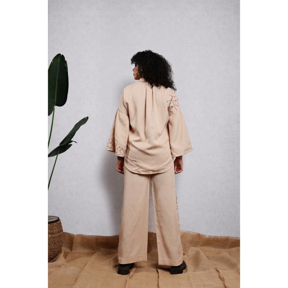 Leela by A Beige Co-Ord Set