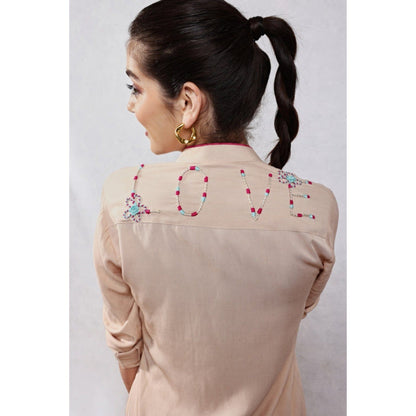 Leela by A Beige Co-Ord Set