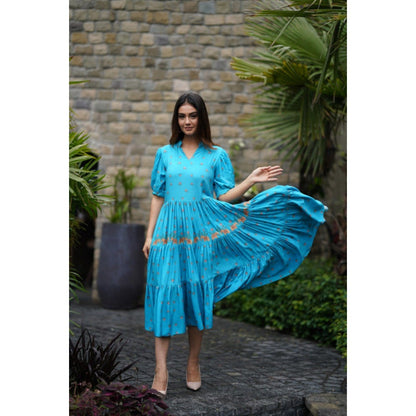 Leela by A Yashfeen Midi Dress