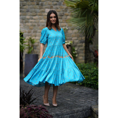 Leela by A Yashfeen Midi Dress