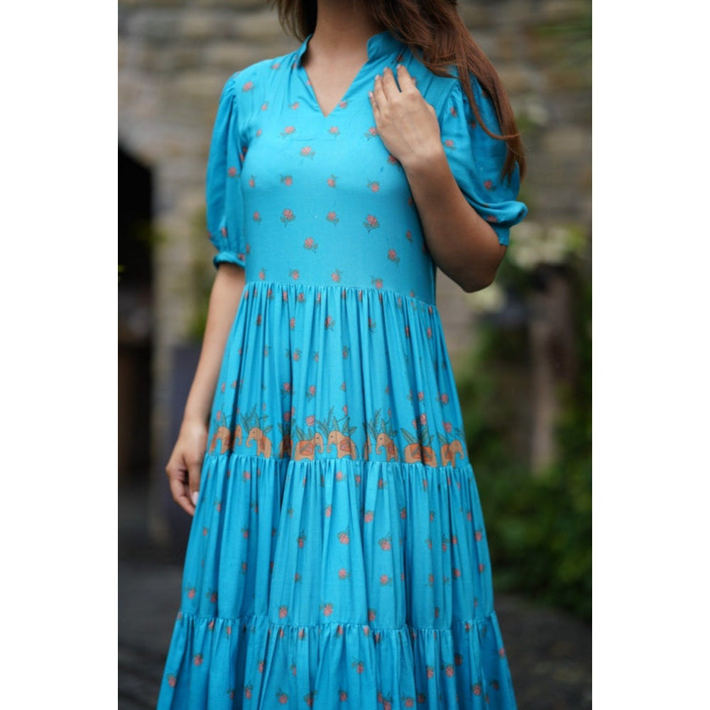 Leela by A Yashfeen Midi Dress