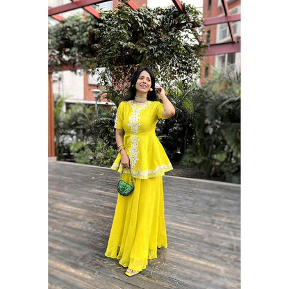 Leela by A Yellow Co-Ord Set