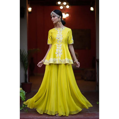 Leela by A Yellow Co-Ord Set