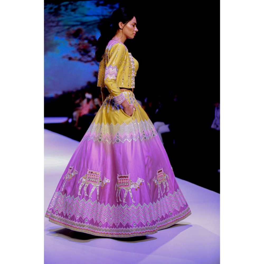 Leela by A The Month Lehenga With Choli And Jacket