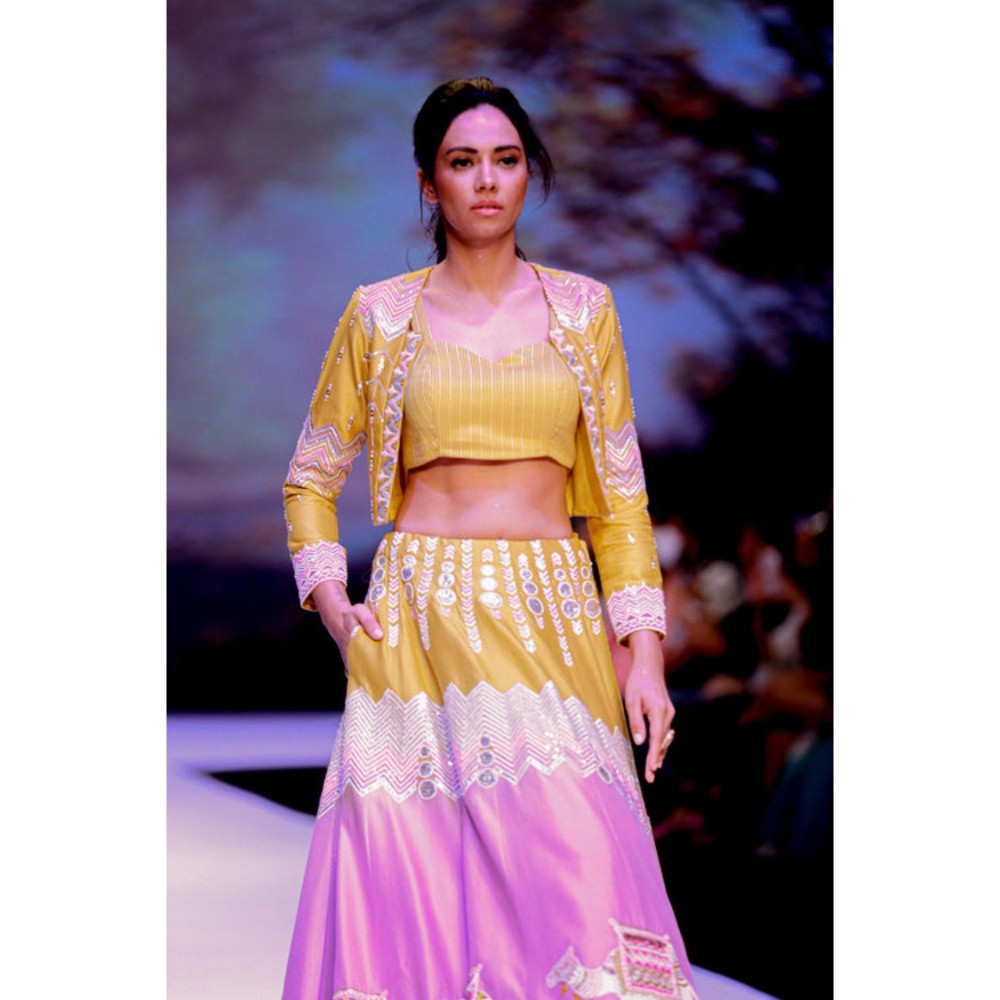 Leela by A The Month Lehenga With Choli And Jacket