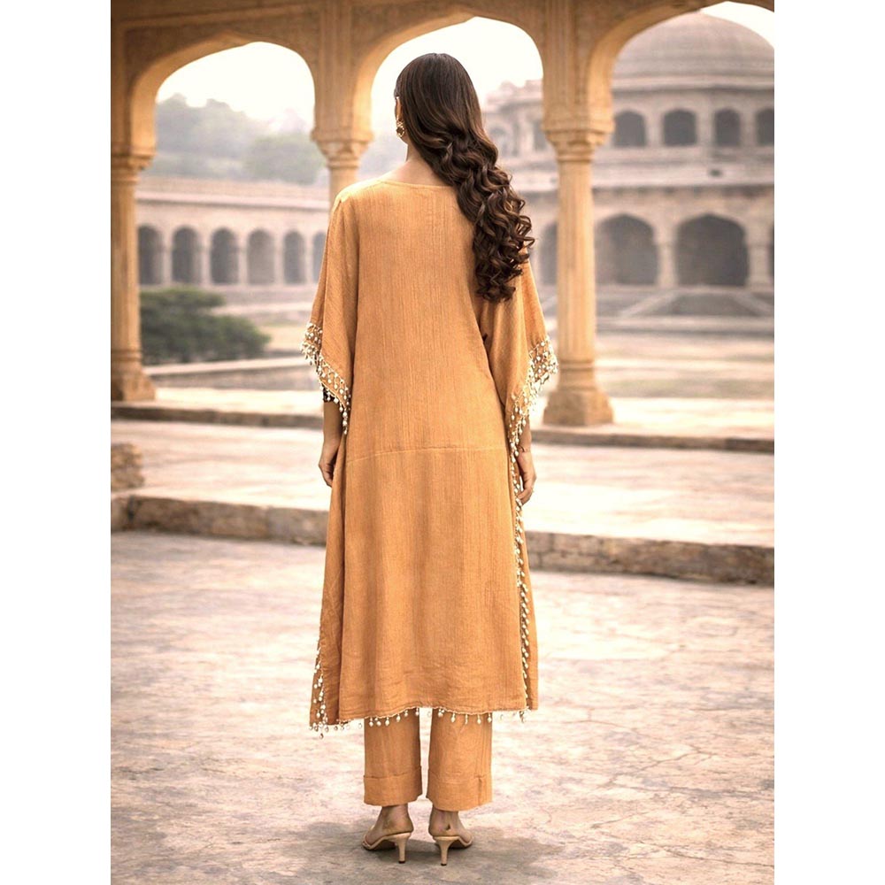 MABISH LUXE Mirror Work Kaftan with Pant