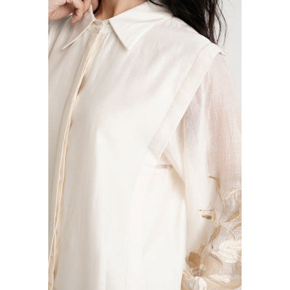 MADDER MUCH Buckler Co-Ord - White (Set of 2)