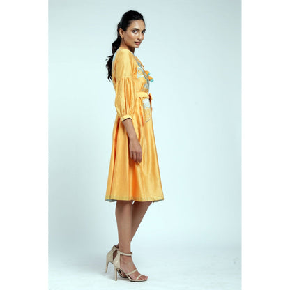 MADDER MUCH Ella Midi Dress - Yellow (Set of 2)