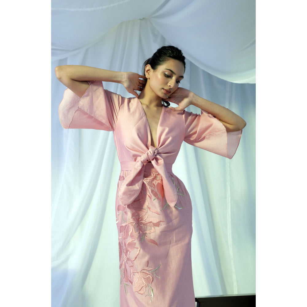 MADDER MUCH Emma Midi Dress - Pink