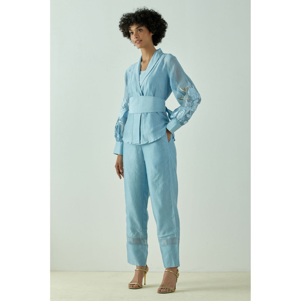 MADDER MUCH Grace Pacific Blue Co-Ord - Blue (Set of 3)