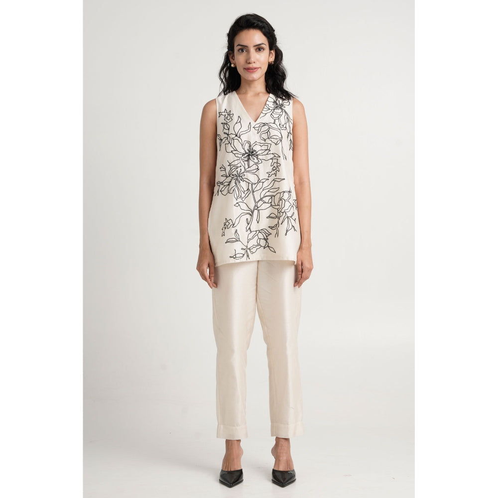 MADDER MUCH Irwin Co-Ord - Ivory (Set of 2)