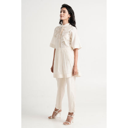 MADDER MUCH Ivory Abe 2.0 Co-Ord - Ivory (Set of 2)