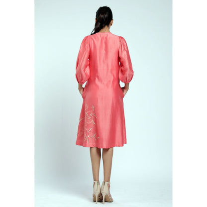 MADDER MUCH Lara Midi Dress - Rust