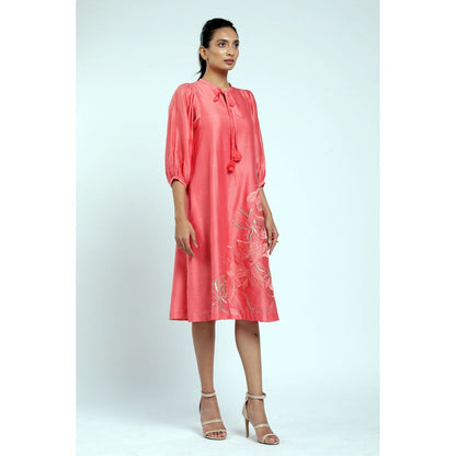 MADDER MUCH Lara Midi Dress - Rust
