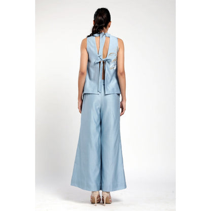 MADDER MUCH Lea- Co-Ord - Blue (Set of 2)