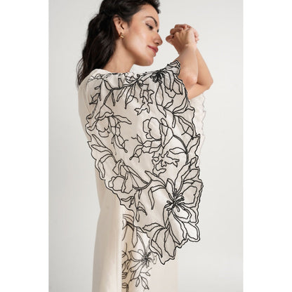 MADDER MUCH Leo Knee Length Dress - White